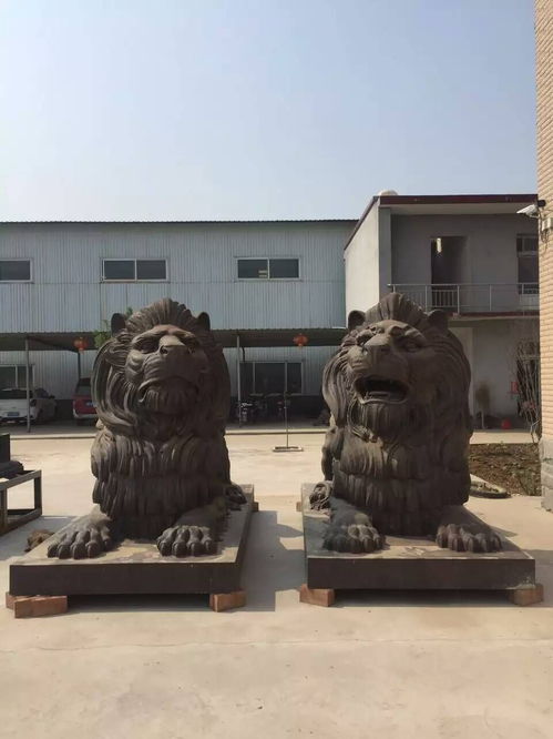 北京门口铜狮子工厂店,大型铜狮子生产厂家